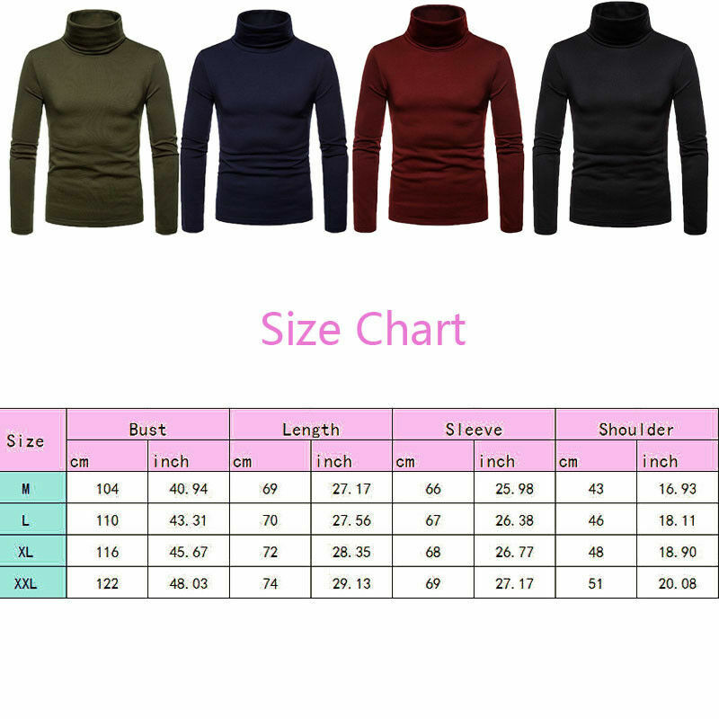 Camiseta térmica de gola alta masculina, blusa casual lisa de gola alta para homens, manga comprida, primavera/outono 2020