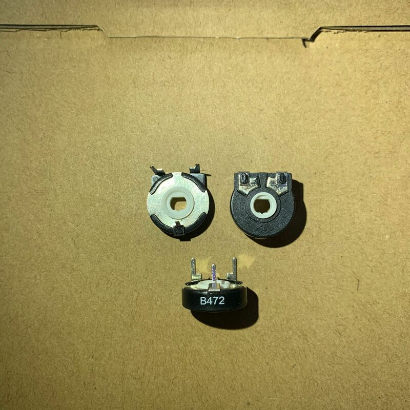 5 Stuks Geïmporteerde Spaanse Piher Verstelbare Potentiometer, PT15-4.7K Horizontaal Ovaal Gat