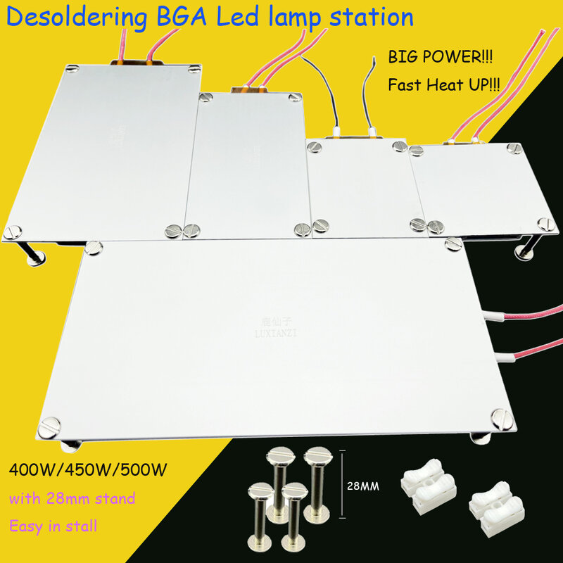 Pematrian BGA Lampu Led Stasiun Pematrian Manik BGA PCB Pelat Perbaikan Stasiun Panas LCD Strip Chip Perbaikan Pelat Termostat