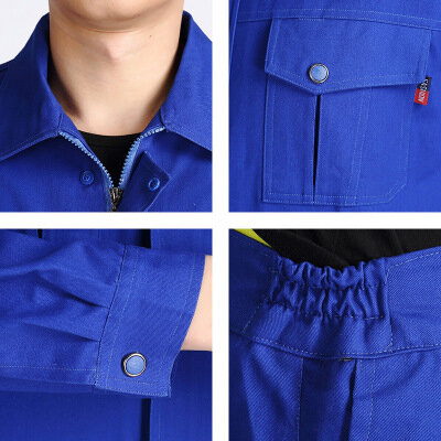 Odzież robocza na zamówienie bawełna ChangFu bluza z długim rękawem wykonana z czystej bawełny oprzyrządowanie niestandardowe spawanie zabezpieczenie w pracy odzież