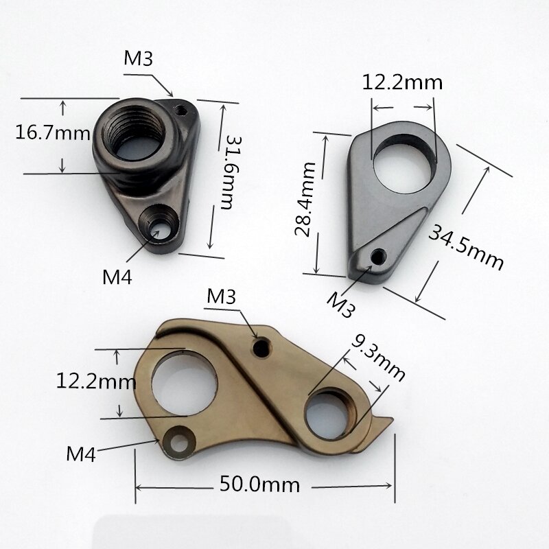 1 Buah Gantungan Gigi Belakang Sepeda Mekanis Derailleur MTB Dropout Kit untuk Raksasa XTC SLR 12X142 Gangguan Trance Raksasa Nafsu Intrik