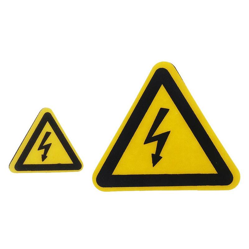 警告ステッカー粘着ラベル感電の危険危険注意安全 25 ミリメートル 50 ミリメートル 100 センチメートル PVC 防水