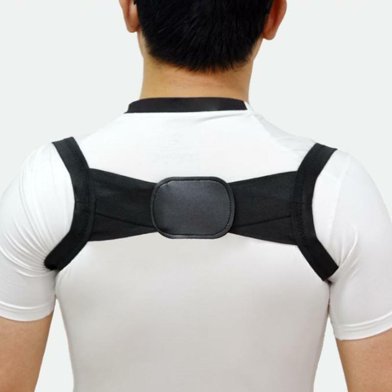 Correttore di postura posteriore invisibile postura della spalla ortesi corsetto supporto della colonna vertebrale correzione della cintura cinturino di fissaggio del supporto della gobba
