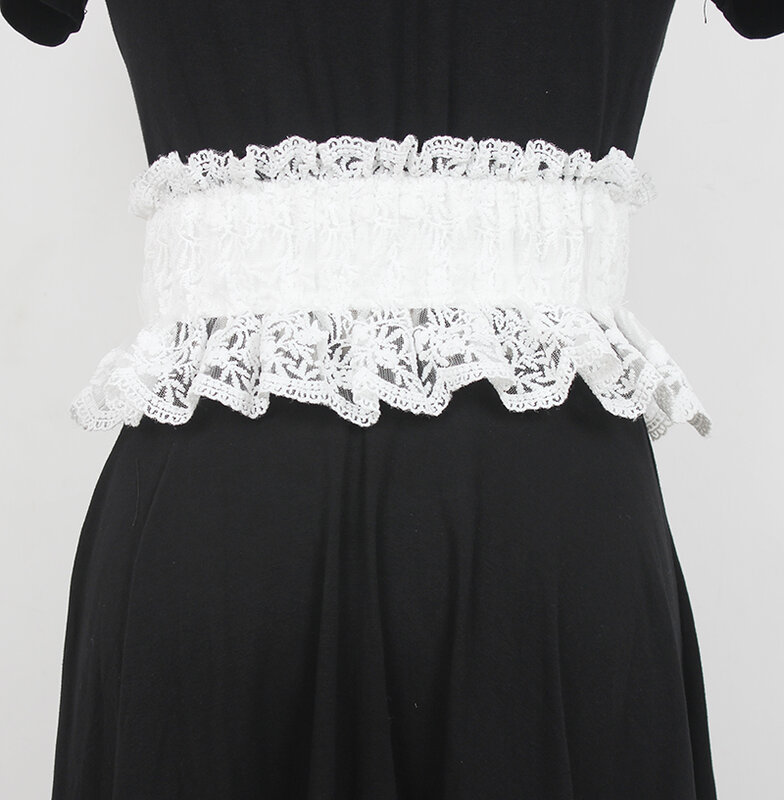 Runway fashion vintage lace Cummerbunds abito femminile coat corsetti cintura cintura decorazione cintura larga R3496