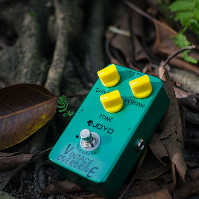 JOYO JF-01 Pedal gitar Overdrive antik, Screamer tabung klasik, Pedal efek gitar Overdrive, Aksesori Gitar True Bypass