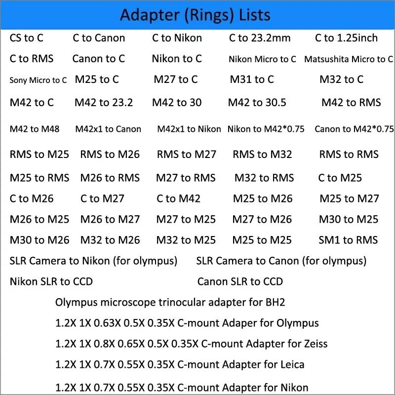 M42x1 to Nikon Al SLR Camera Adaptor Canon EOS SLR EF Adapter Ring