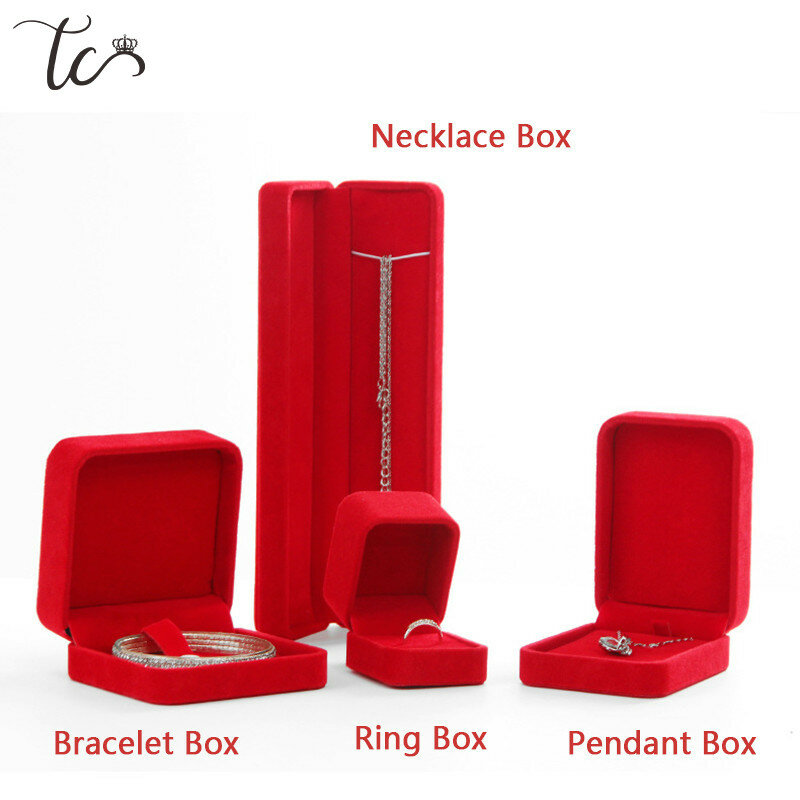 Ring Box Halskette Lagerung Ohrringe Halter Schmuck Boxen und Verpackung Schmuck Box Organizer Organizador De Joyas