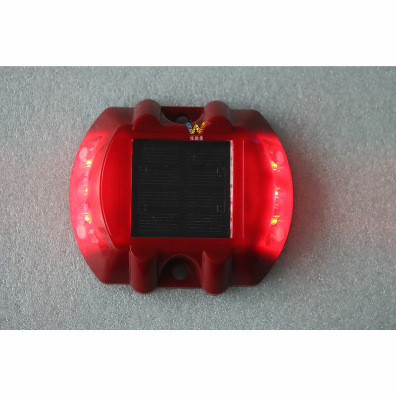 赤いプラスチックケース,ソーラーledライト,防水ip68,歩道マーカー,新しいコレクション
