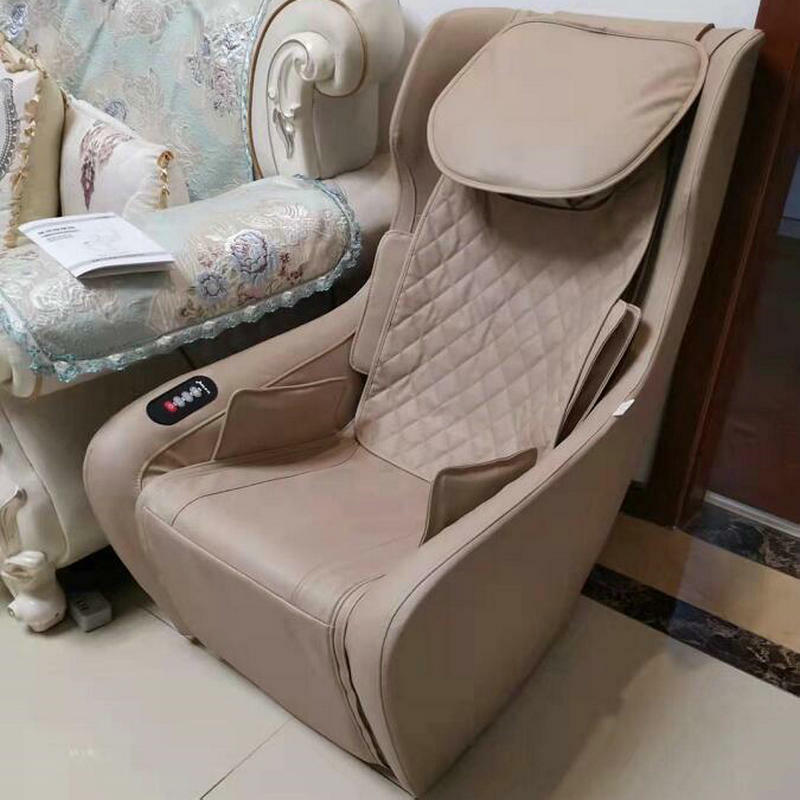 Fully Assembled Small Electric Massage Chair, Save Space Mini Whole Body Relaxing Ergonomic Sofa
