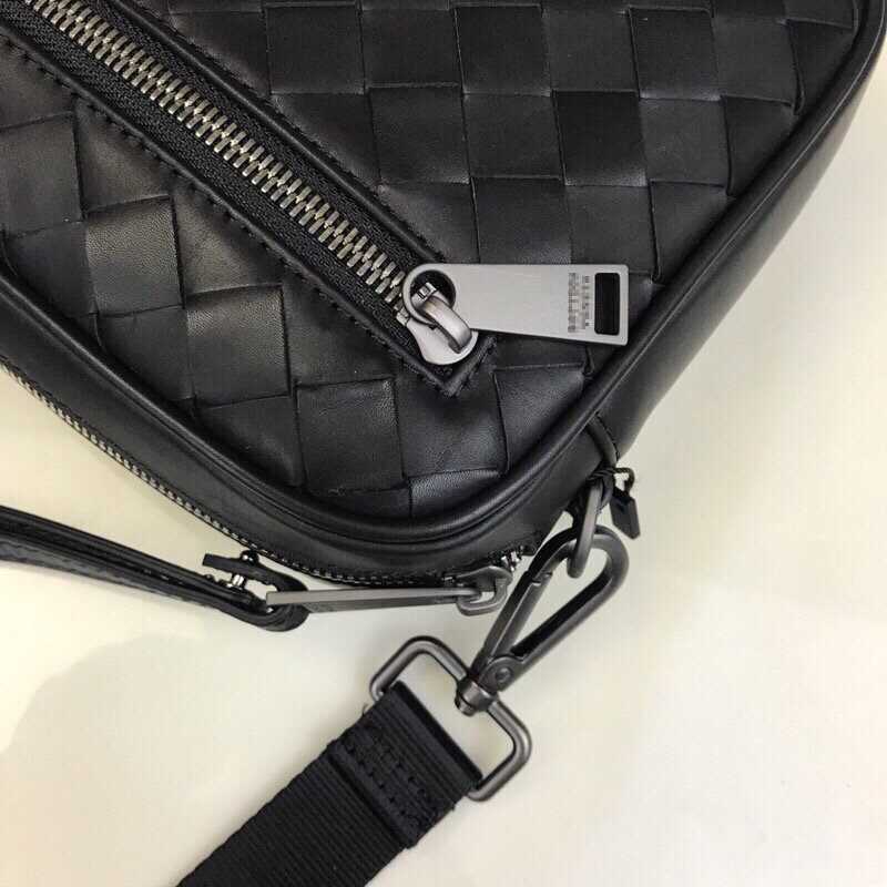 Pochette pour hommes mode cuir long portefeuille concepteur classique tissé à la main sac à bandoulière mallette d'affaires sac de messager