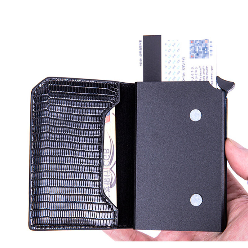 Rfid airtag portafoglio porta carte da uomo borse per soldi portafoglio sottile in pelle a tre ante sottile per Air Tag borse piccole da uomo con fermasoldi
