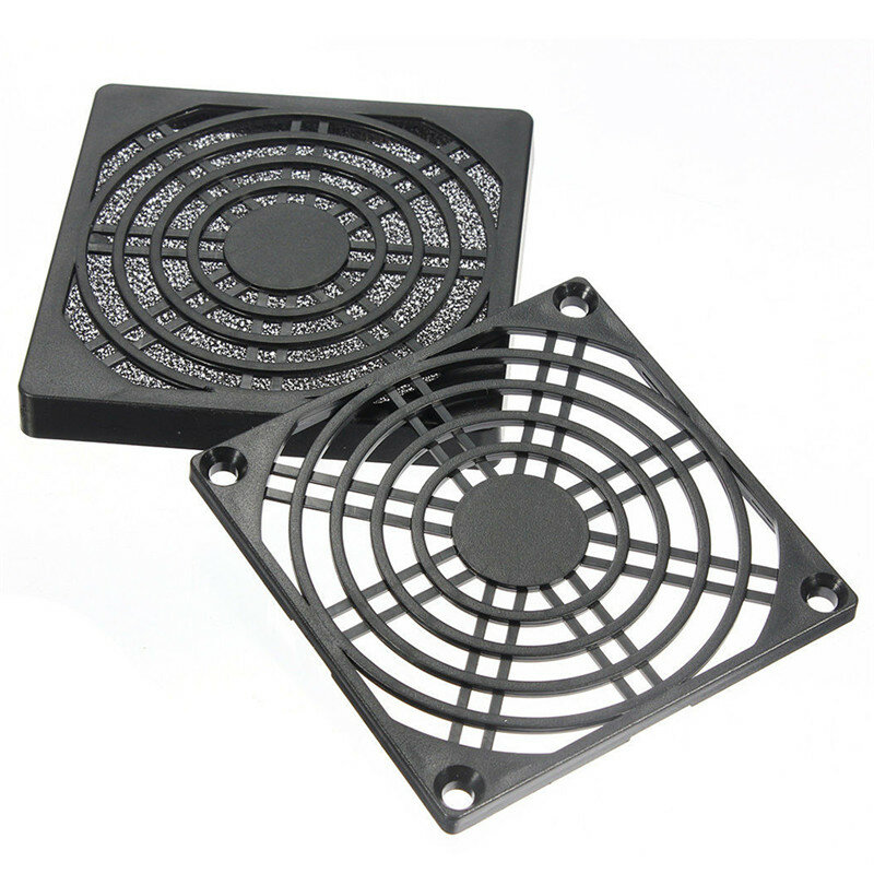 Dustproof 80mm caso ventilador filtro de poeira guarda grill protector capa computador pc