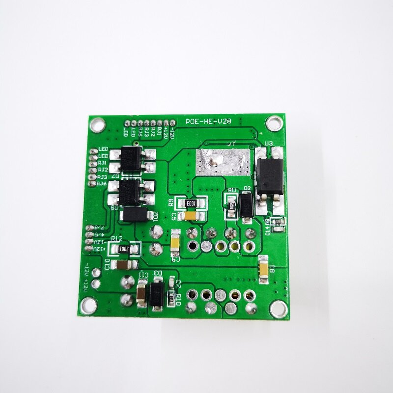 Mini interruptor de 5 puertos, interruptor de red de 10/100mbps, 5-12v de amplio voltaje de entrada, módulo inteligente ethernet pcb rj45 con led incorporado
