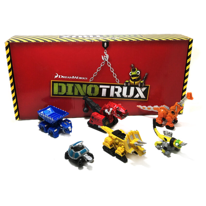 REVVIT динозавр грузовик съемный динозавр игрушка автомобиль для Dinotrux модели новые детские подарки игрушка динозавр модели мини детские игрушки