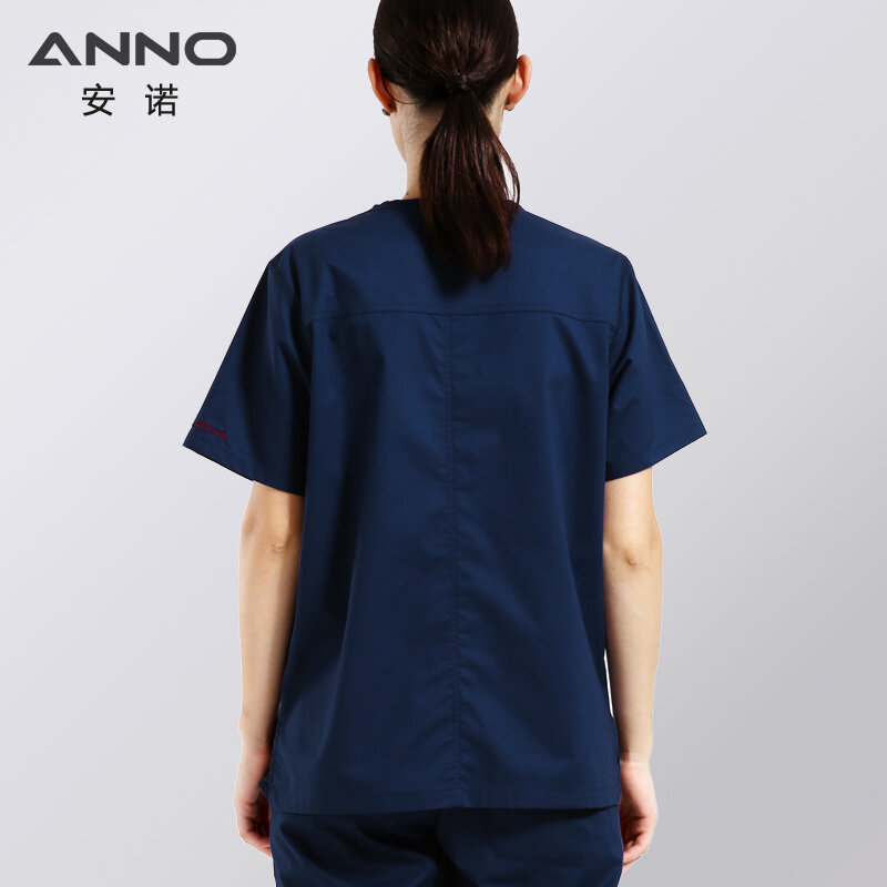 ANNO-Uniformes de Soins Infirmiers Unisexe en Coton, Vêtements artificiel astiques de Qualité, Infirmière, Personnel d'Hôpital Imbibé