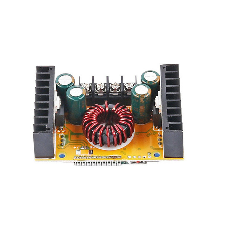 Módulo de fuente de alimentación reductor ajustable de alta potencia 10A DC, voltaje constante y voltaje de pantalla LCD de corriente constante
