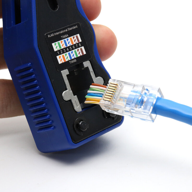YPAY rj45 crimper narzędzia sieciowe szczypce cat5 cat6 8p rg rj 45 kabel ethernet Stripper naciskając zacisk kabla szczypce klip rg45 lan