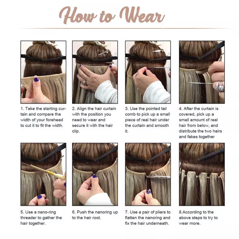 [Last 12 Months] Ugeat Flat Silk Hair Weft Virgin Human Hair Weft 100% Sew in Hair Weft Hair Extensions