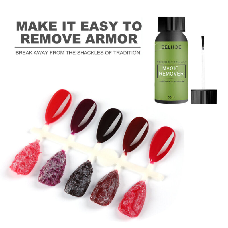 Burst Remover Gel Nail Polish Remover Within 2-3 MINS Quick Easy Peel Off Varnishes Base Top Coat UV Gel Nail Art Tool Cleaner