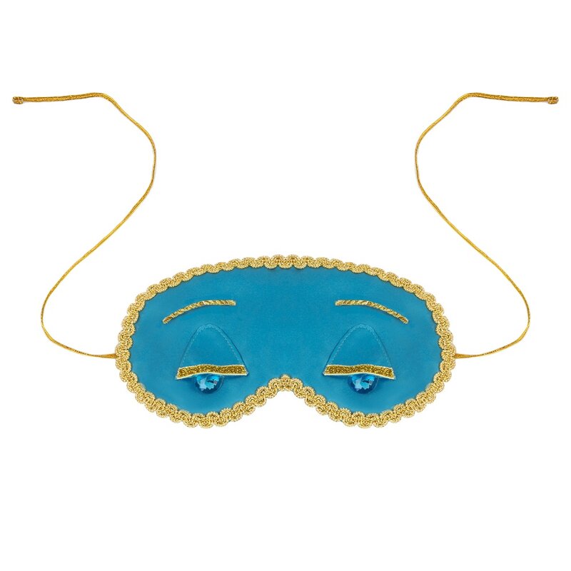 Movie Breakfast at Tiffany's Holly Golightly Eye Patch Earplugs with Tassels Audrey Hepburn Cosplay Classic Eye Shield Ornaments