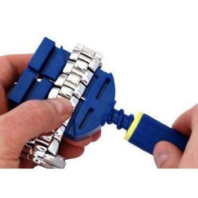 2021 New Useful Watch Band Strap Link Adjust Remover Repair Tool Set with 5 Extra Pins Remove Watches Accessories