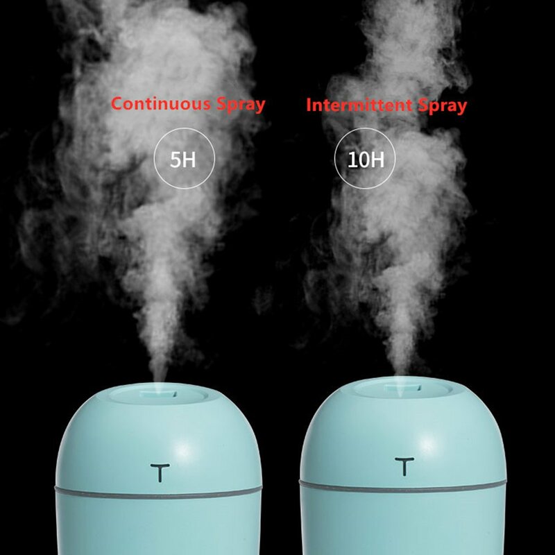 Ultraschall Mini Luftbe feuchter 200ml Aroma ätherisches Öl Diffusor für zu Hause Auto USB Fogger Nebel macher mit LED Nacht lampe