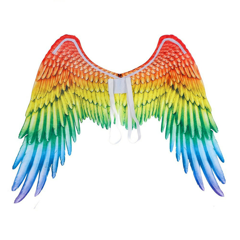 Roleparty – accessoires de carnaval pour adultes, accessoires de Cosplay, grand ange, ailes arc-en-ciel