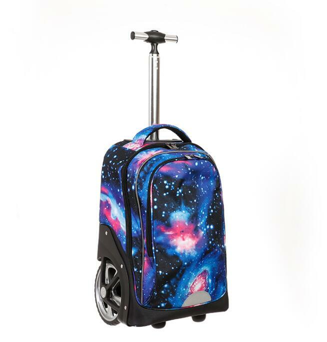 Дорожный рюкзак на колесиках для подростков, школьный ранец на колесиках для детей, большие сумки для чемодана на колесиках