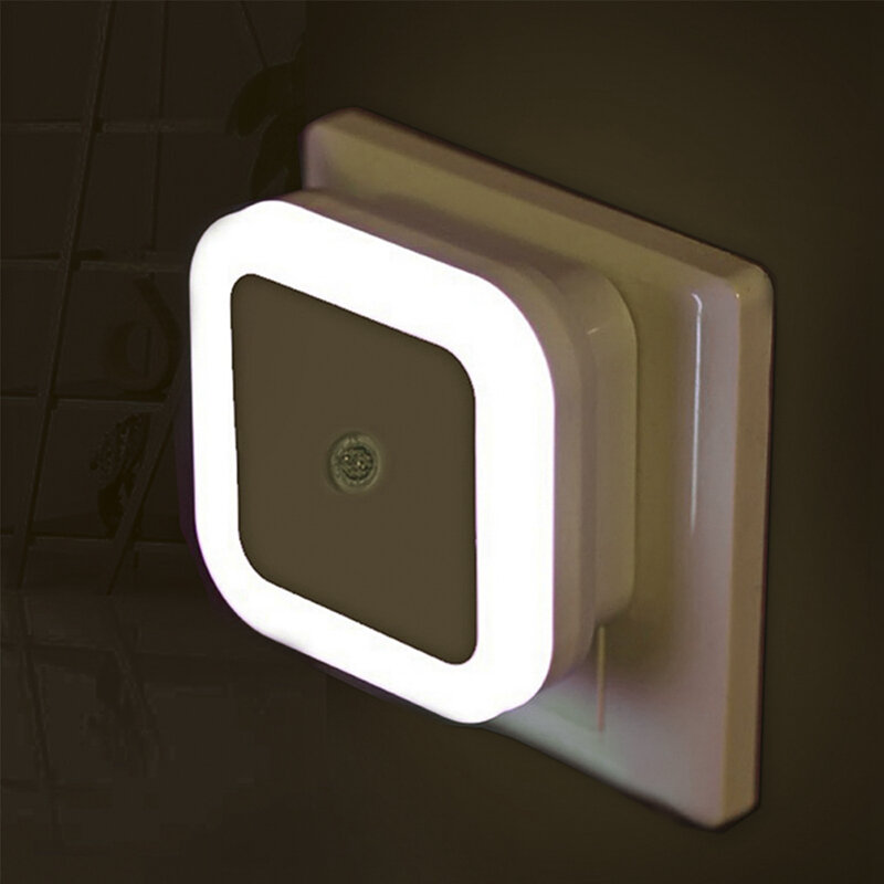 PATIMATE Wireless LED Lampu Malam Lampu Sensor Uni Eropa US Plug Malam Lampu untuk Dekorasi Kamar Tidur Corridor Lamp Baby Night Light