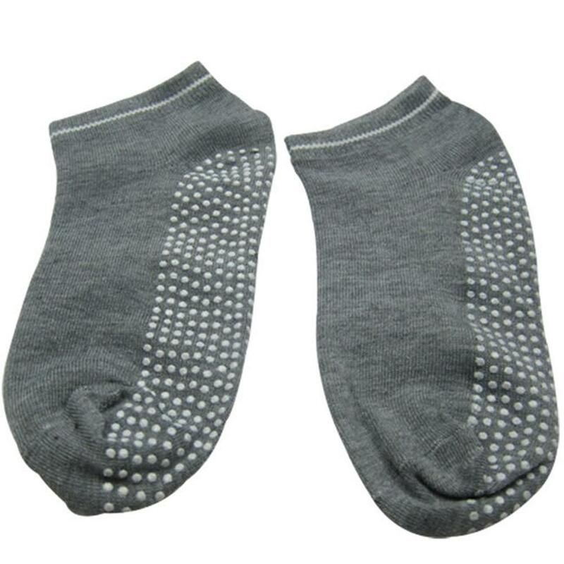 1 Pair Women Yoga Socks Quick-Dry Anti Slip Silicone Gym Pilates Ballet Socks Fitness Sport Socks Cotton Breathable Elasticity