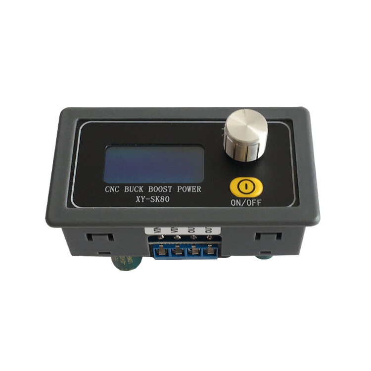 Modulo di alimentazione di controllo digitale fai da te DC-DC pannello di alimentazione a commutazione regolabile misuratore LCD 5A / 80W