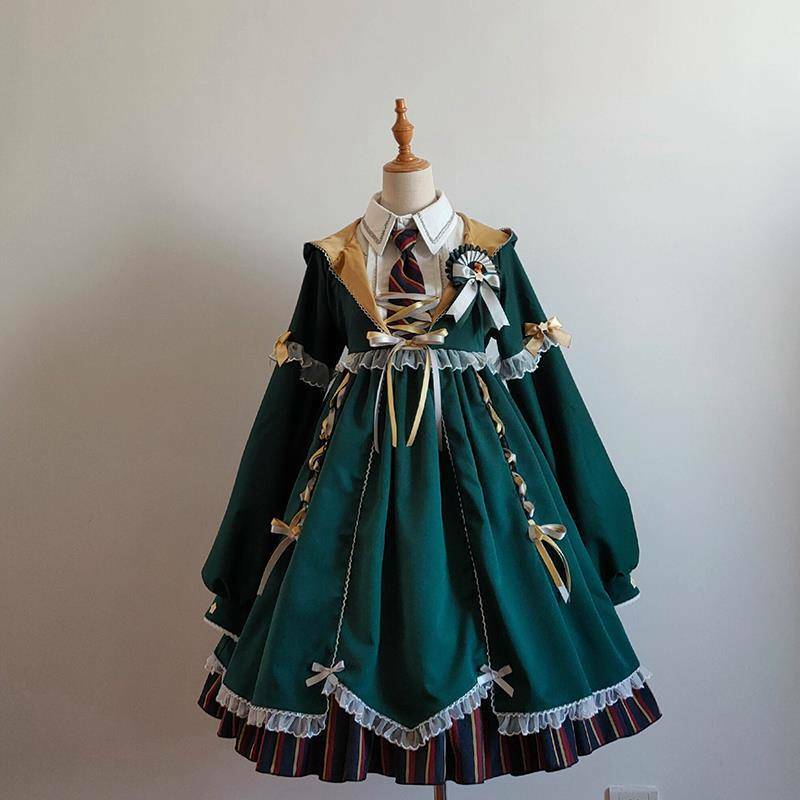 귀여운 로리타 드레스, 마법의 소녀, 작은 마녀, 연금술 Op 드레스