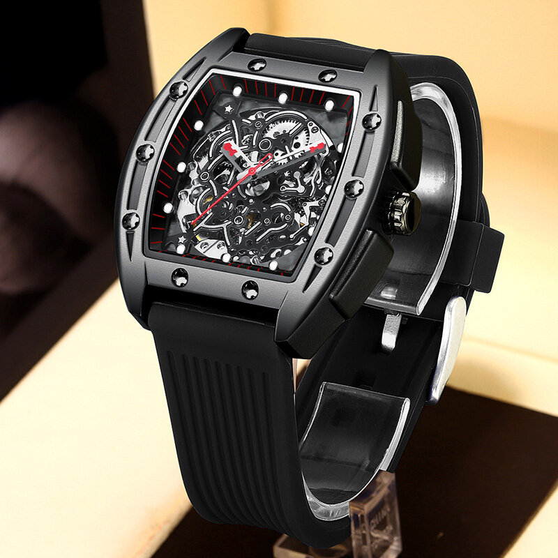 Ailang relógio mecânico impermeável masculino, marca de luxo, relógio automático, moda clássica, novo, 2022