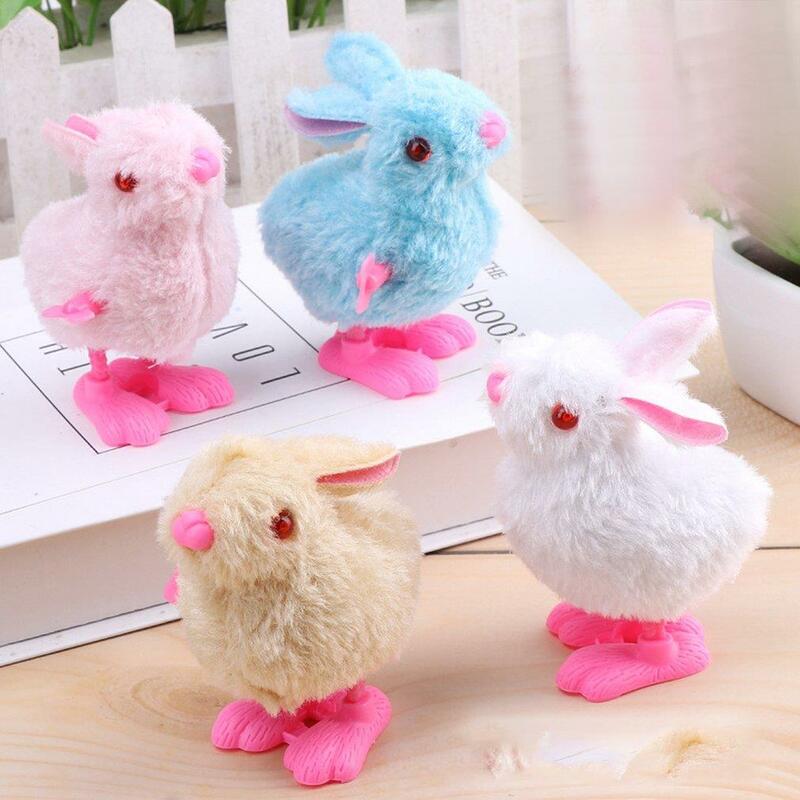 Popular children's toy simulation chicken on the chain jumping chicken boy and girl toy gift cute chicken funny plush toy