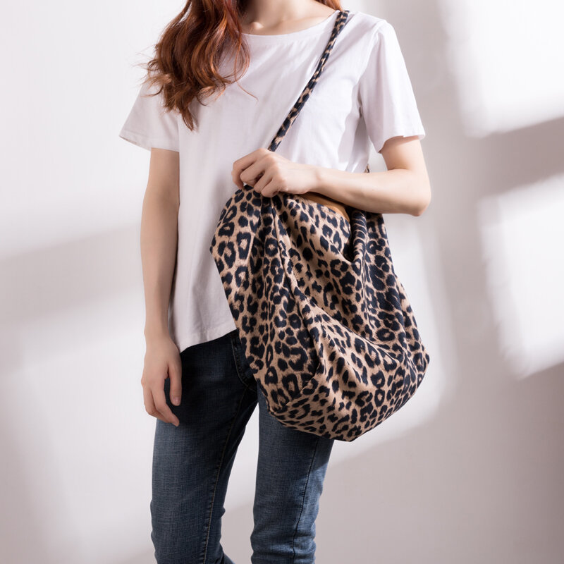 MABULA Большая фотография для женщин, большая Осенняя модная сумка через плечо с животным принтом, вместительная многоразовая сумка с леопардовым принтом