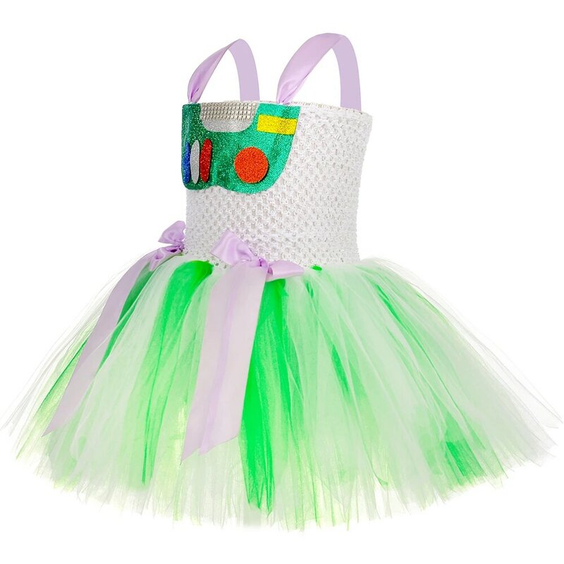 Disfraz de Toy Buzz Lightyear para niñas, vestido de tutú, ropa de verano, Halloween, fiesta de cumpleaños, regalos