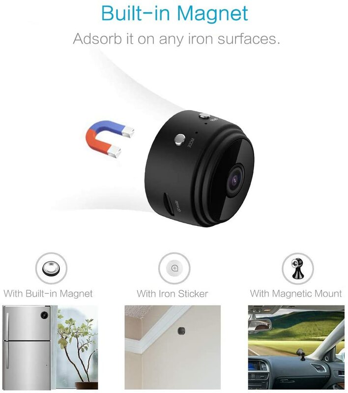A9 Mini Câmera Wifi Câmeras ocultas Body Cam Camera Camcorder Digital Ip Pequena Vigilância Segurança Do Banheiro Sem Fio Filmadoras
