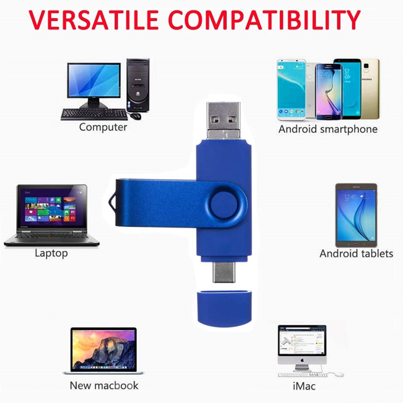 USB-флеш-накопитель BiNFUL, OTG, 3 в 1, USB Type-C и Micro, флеш-накопитель для телефона, 512 ГБ, 256 ГБ, 128 ГБ, 64 ГБ, 32 ГБ, 16 ГБ
