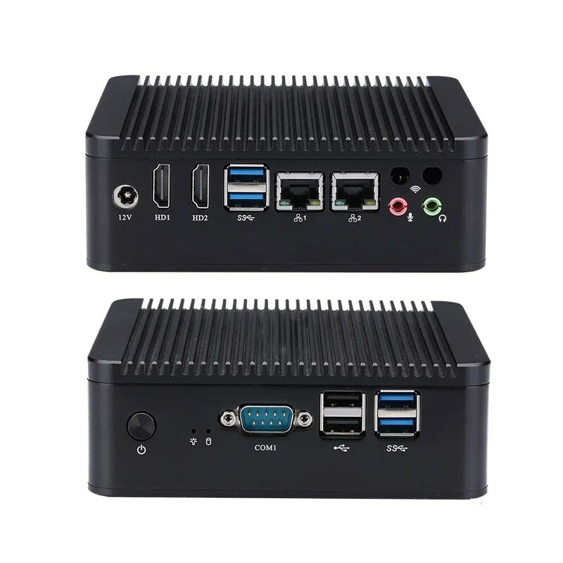 7th Qotom Mini PC Core I3 I5 I7, Mendukung AES-NI Router Gerbang Firewall Opnsense