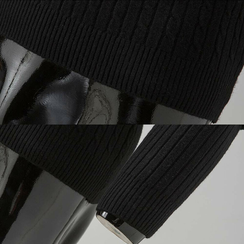 Winter Men Slim Warm Knit High Neck Pullover Jumper Sweater Turtleneck Top Plus Size M-5XL pull homme sueter hombre sweter