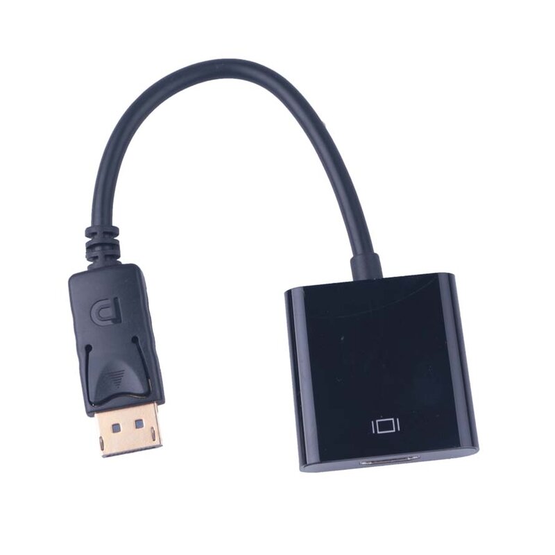 Elistooop HDMI Male to VGA RGB Female HDMI to VGA Video Converter adapter HDMI Cable 1080P HDTV Monitor for PC