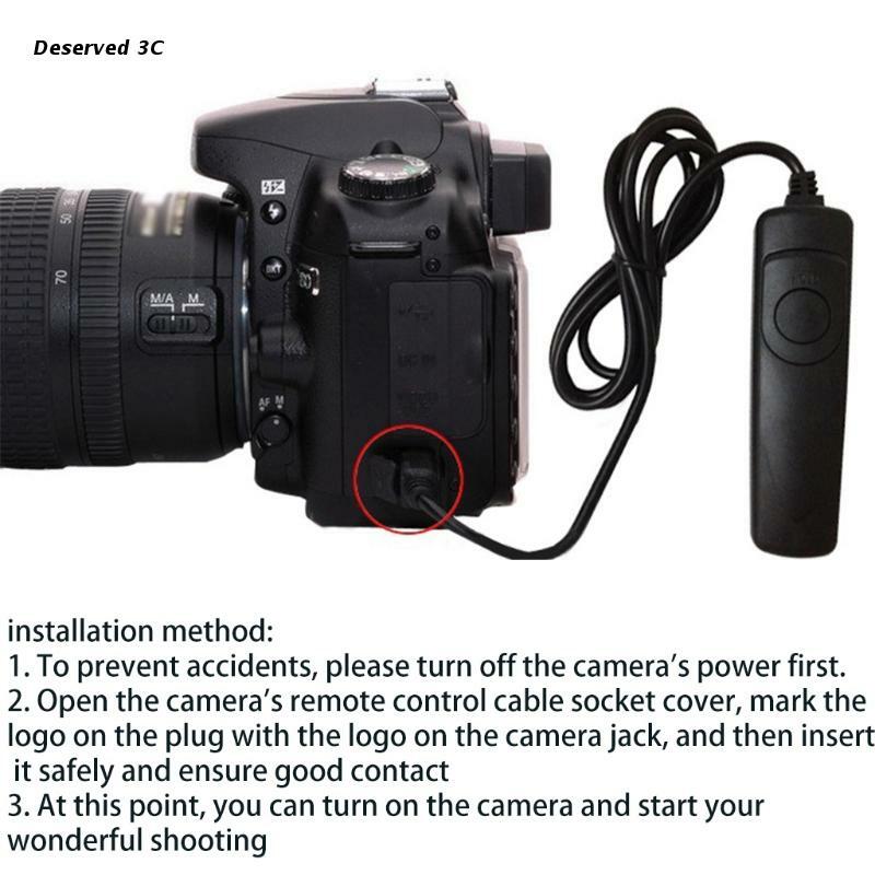 RR-100 przełącznik zdalny, RR100 wyzwalacz migawka aparatu zwolnienie przewód sterowniczy przewód do kamer Fuji GFX 50R/50S/XT3/XT30/XT2