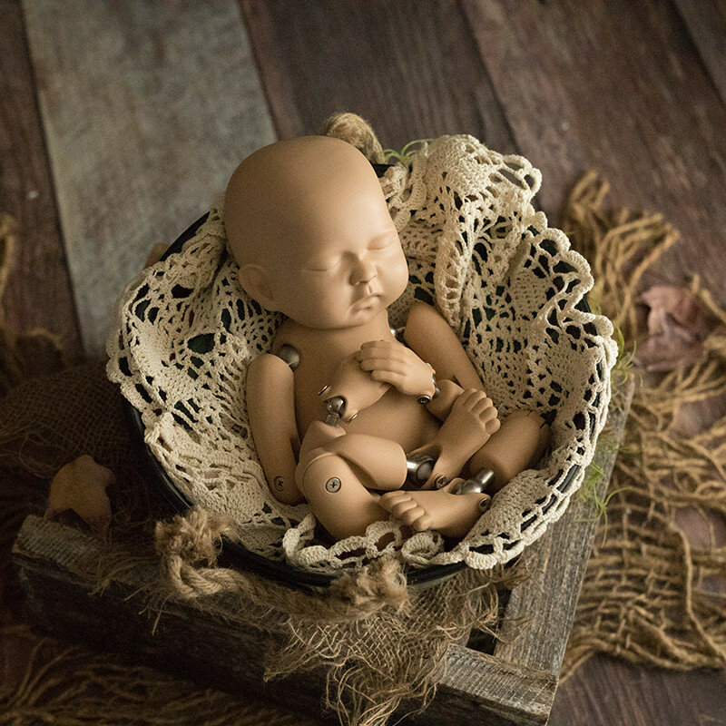 Baru lahir Fotografi Prop Fotografi Bayi Alat Peraga Foto Bayi Studio Aksesoris Retro Pola Besi Ember untuk Bayi Baru Lahir Menembak