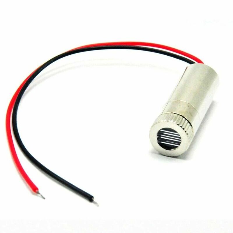 650nm 30mW 3in1 Dot/Line/Cross 12x35mm Focusable Laser Diode Module w/ Driver in