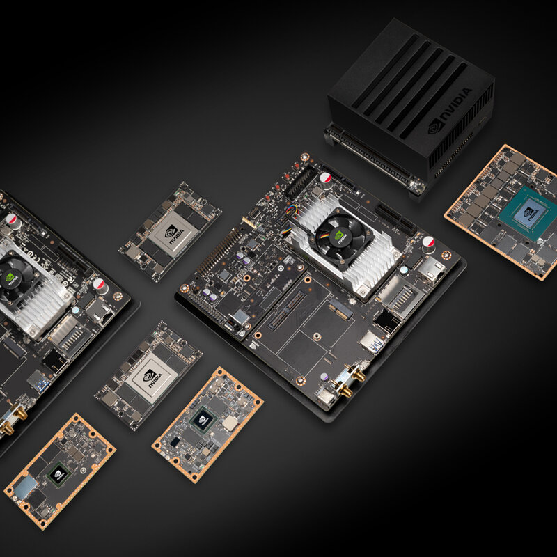 Jetson-Kit de Desenvolvedor AGX Po, Demoboard, 8 núcleos, CPU de 64 bits, 32GB + 32GB, eMMC, Deep Learning, Visão Computacional, USB-C