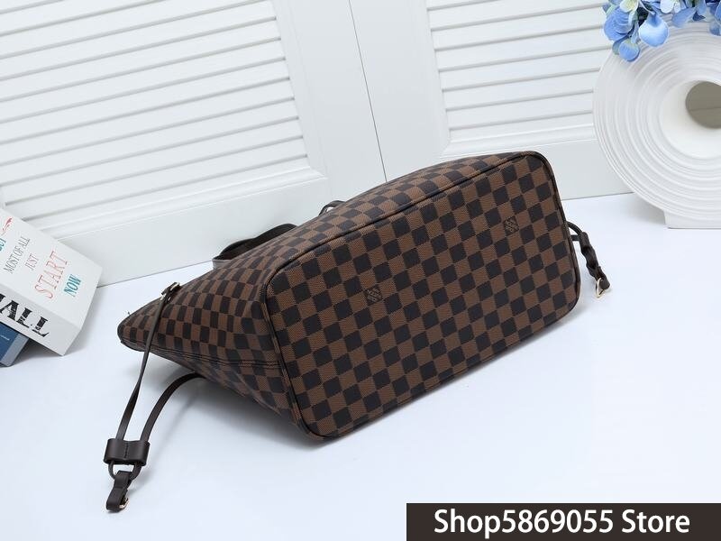 Luxury Louis Vuitton LV- Leather Handbags Women Bags Designer Brand Women's Shoulder Bags Large Capacity Ladies Hand Bags  L2001