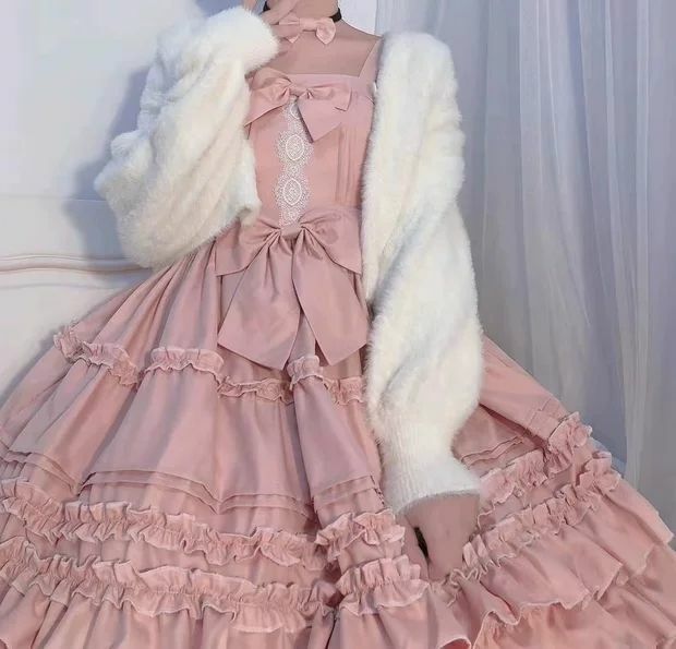 Sweet Lolita Jsk Vintage Cake fur s, JSK fur s, Berlin Girl, Cute Princess, Tea Party, Suspender fur s, Kawaii