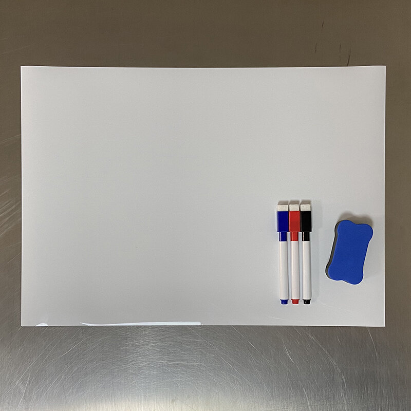 Магнитная белая стираемая доска для холодильника магнит для доски, Размер А3, гибкая виниловая наклейка дом офис кухня, календарь объявлений