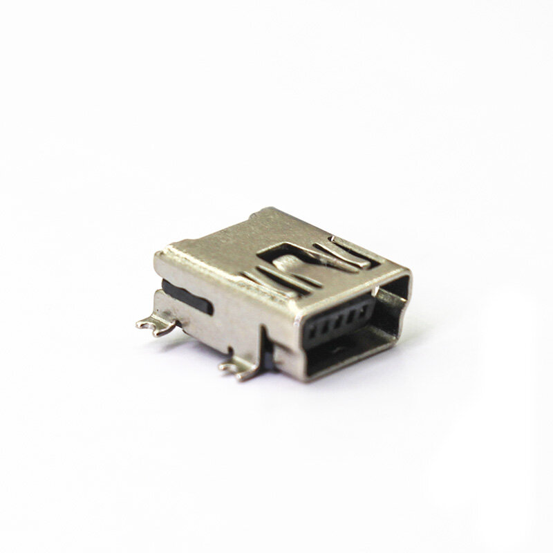 20 Pcs Mini USB หญิง10ประเภทขอบแบน SMT Dip 5Pin ตัวเชื่อมต่อพอร์ต Jack Tail Sockect ขั้วต่อปลั๊กสำหรับ samsung Huawei โทรศัพท์มือถือ