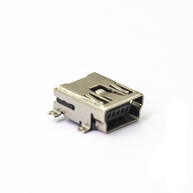 Miniconector USB hembra de borde plano, 10 tipos, SMT dip, 5 pines, puerto, cola, enchufe, terminales para Samsung, Huawei, móvil, 20 Uds.